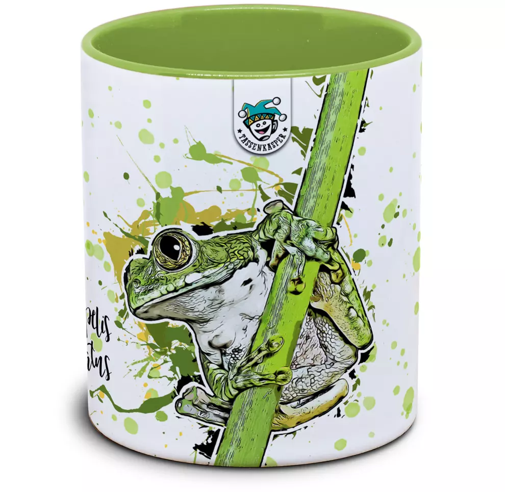 Froschtasse Leptopelis vermiculatus - Grüner Waldsteigerfrosch