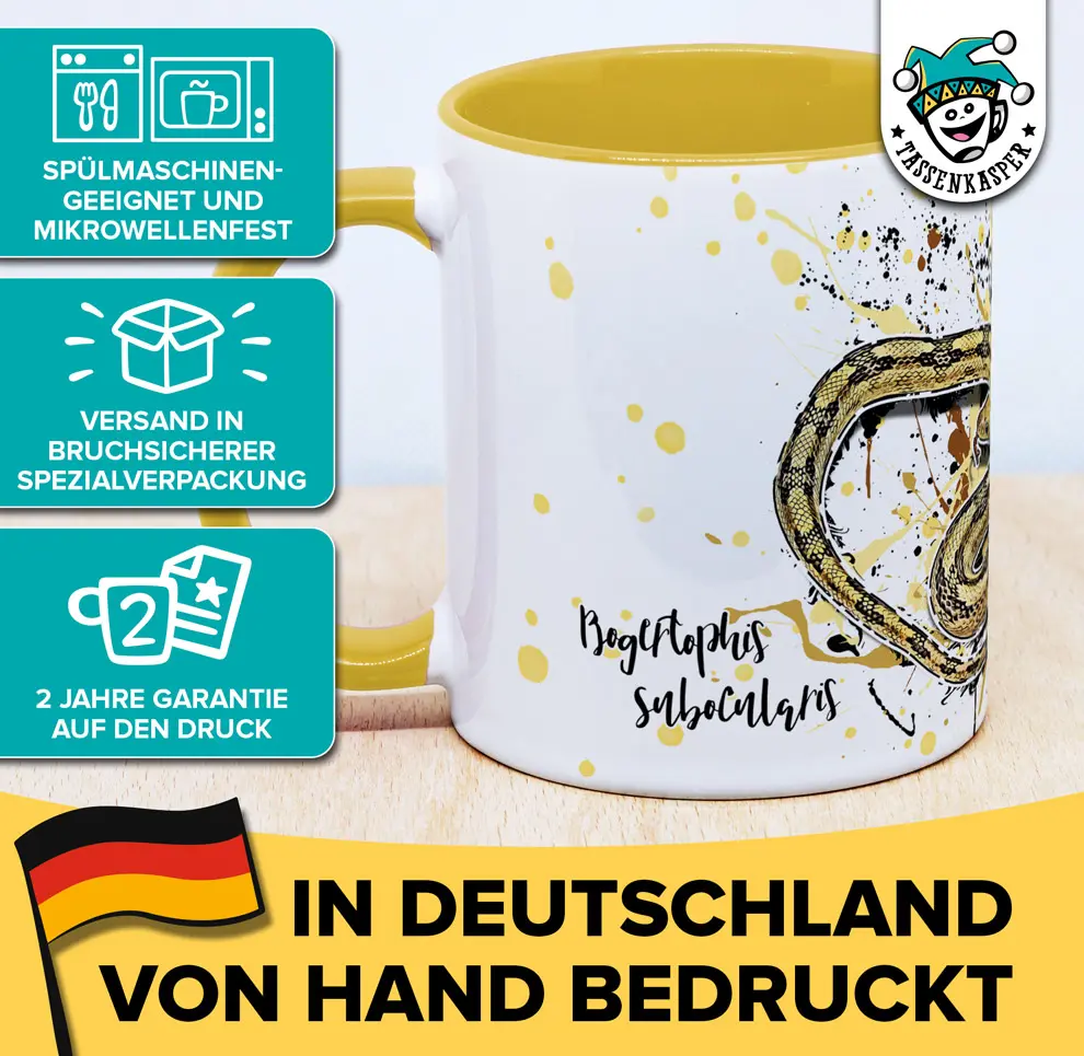 Tasse mit Bogertophis subocularis Trans Pecos Rattennatter mit Produktvorteilen