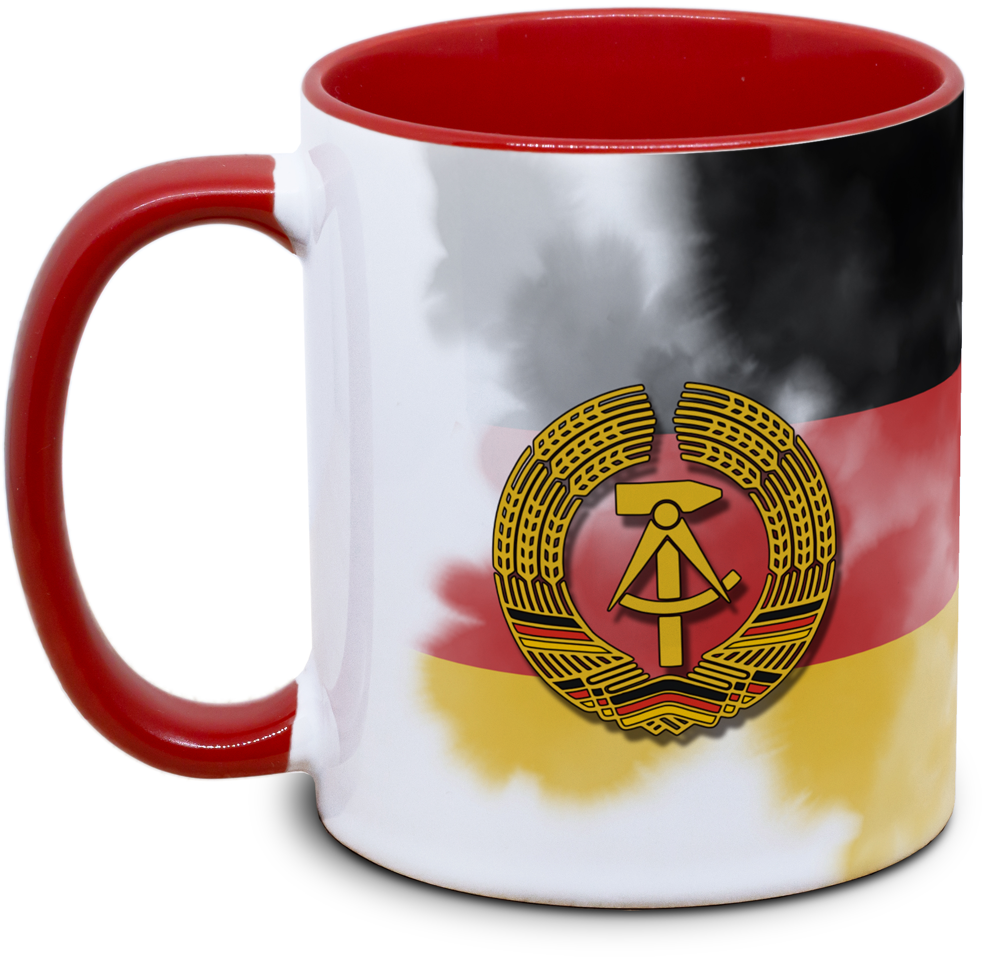 Tasse mit DDR-Fahne