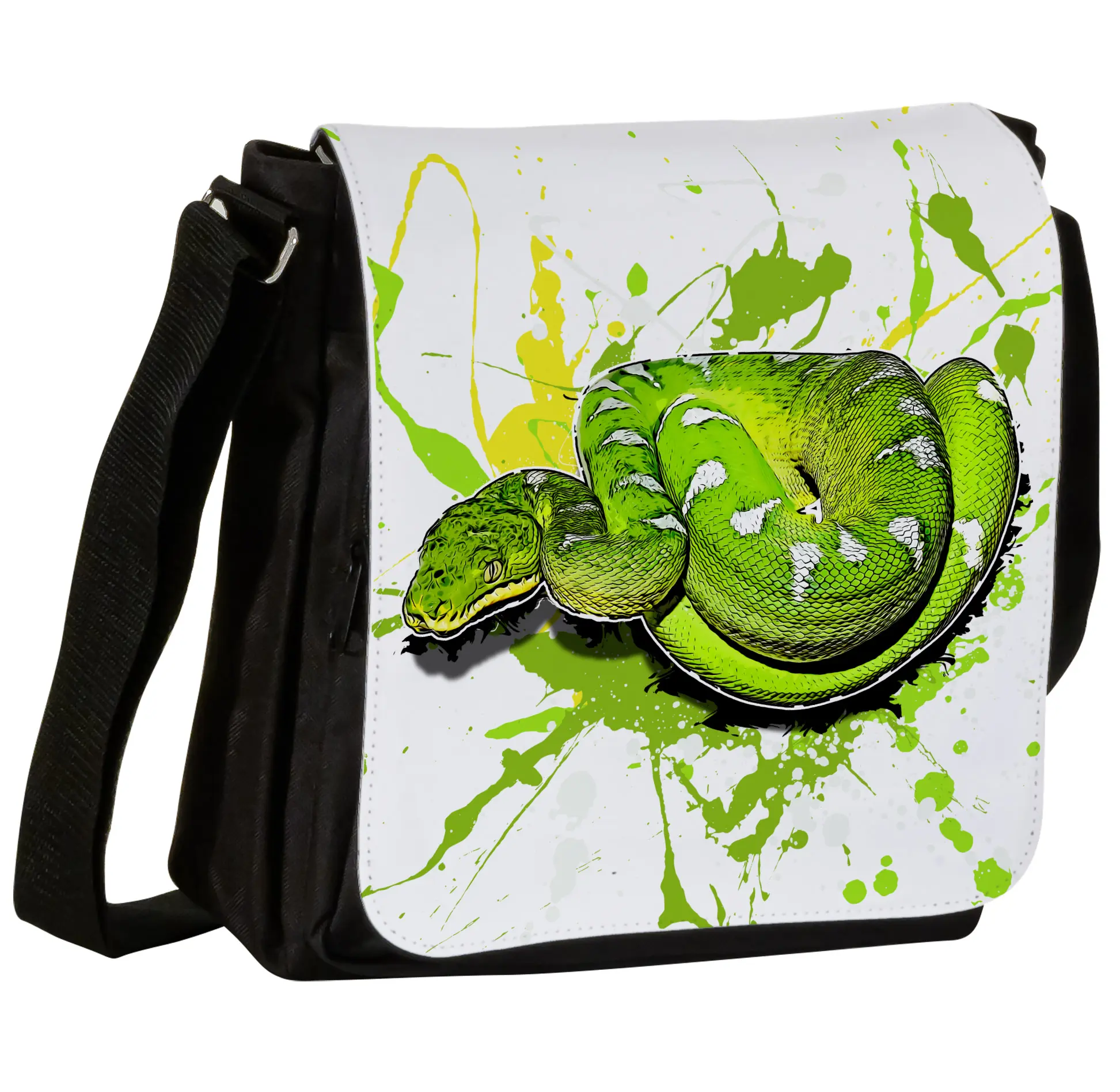 Schultertasche S mit Hundskopfschlinger (Corallus caninus)