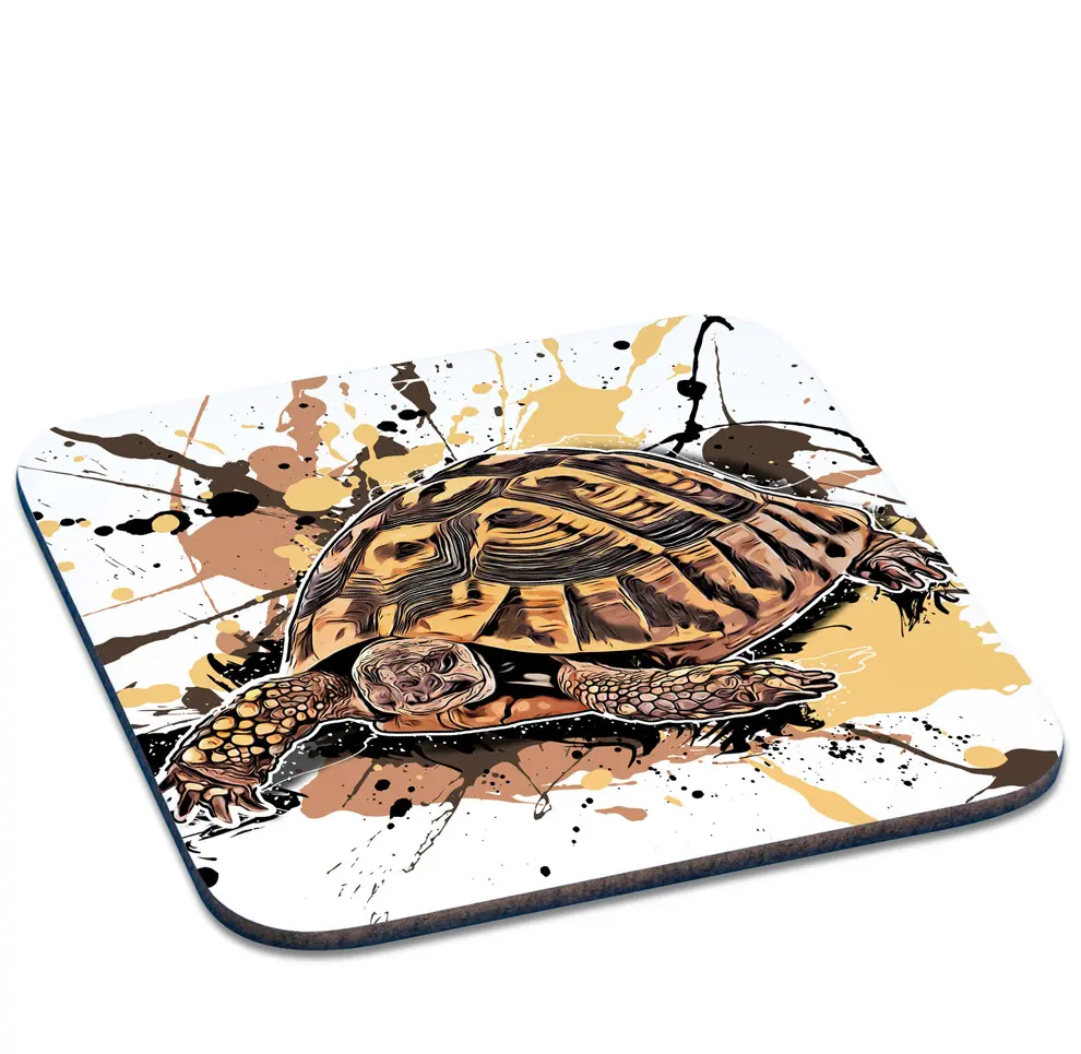 Untersetzer Griechische Landschildkröte / Testudo hermanni