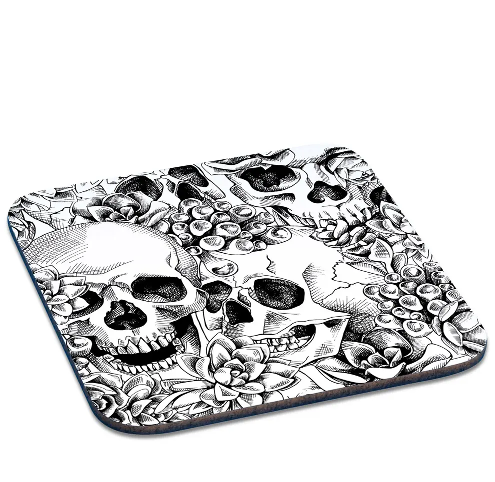 Untersetzer Totenkopf