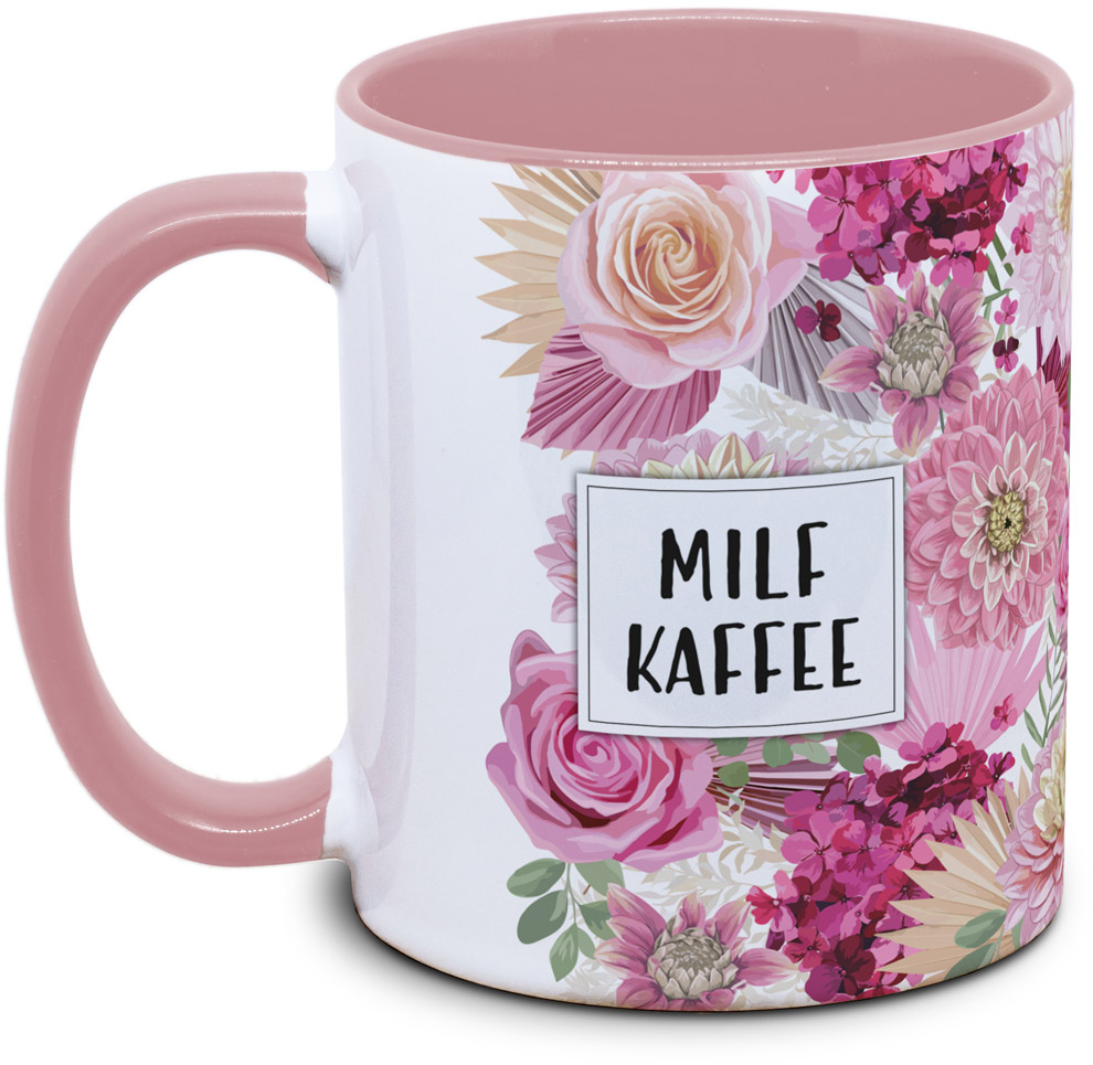 Tasse - MILF Kaffee - Blumentasse Kopie