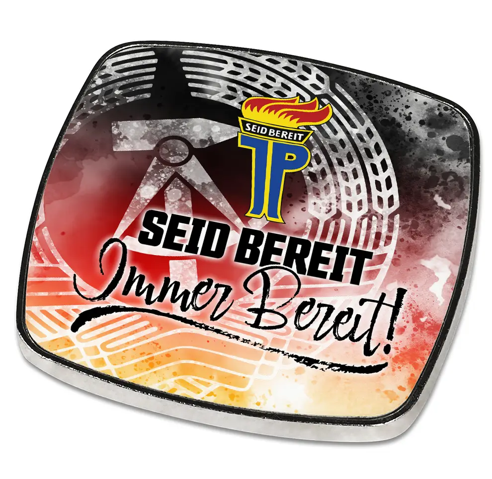 DDR-Magnet: DDR-Pioniere "Seid bereit, immer bereit"