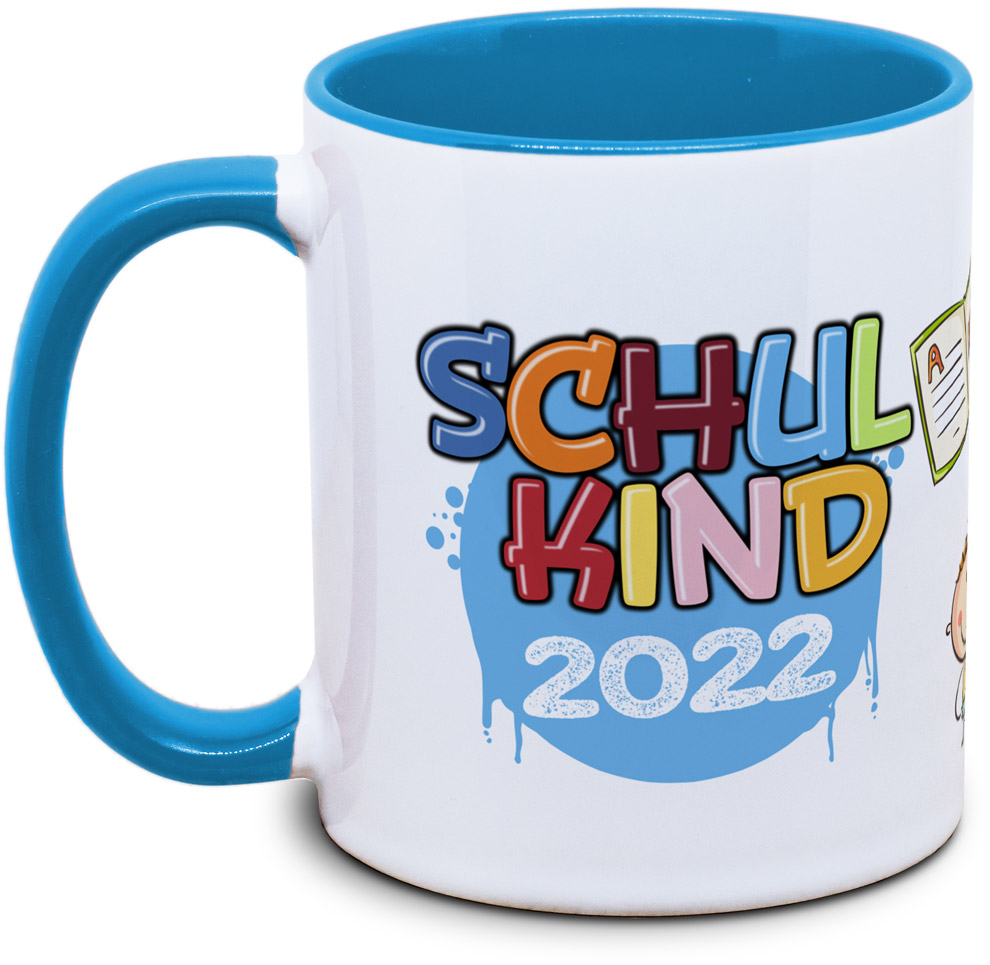 Tasse zur Einschulung Schulkind 2022