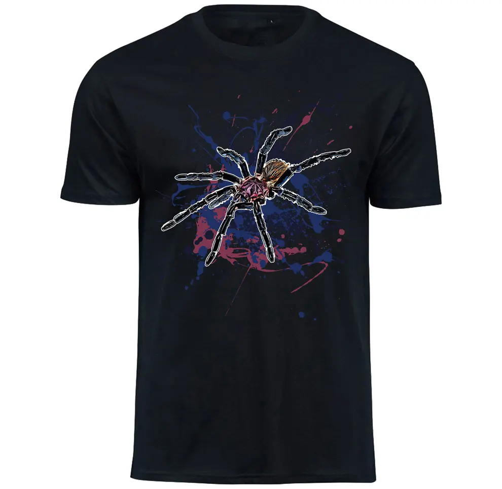 Vogelspinne T-Shirt Xenesthis intermedia - Amazon Blue Bloom Birdeater Tarantula