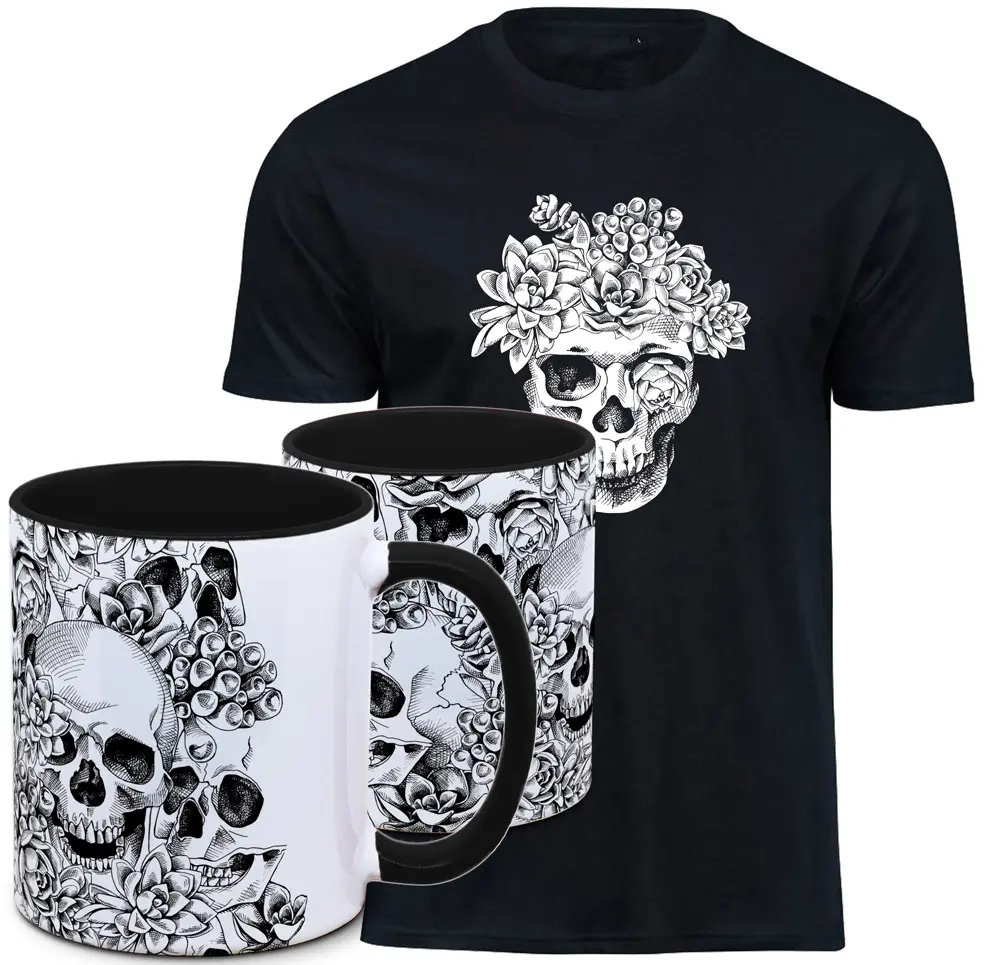 Bundle mit Totenkopf (Tasse + Shirt)