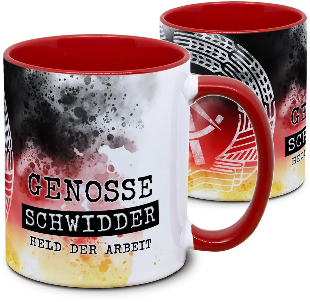 DDR-Tasse: Held der Arbeit